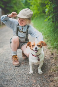 Gustav, Hund, Stella, Tracht, Wald, natur