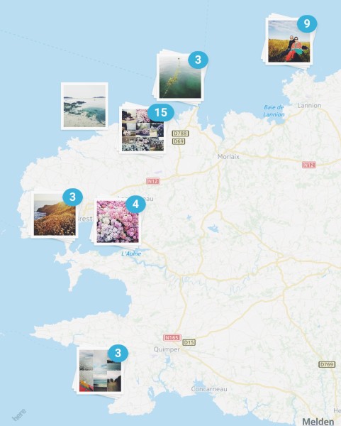 Reisefotografie, Landschaftsfotografie, Naturfotografie, Smartphone LGG3, Bretagne, Frankreich, Europa, Atlantik, Küste, Ozean, Collagen, Instagram
